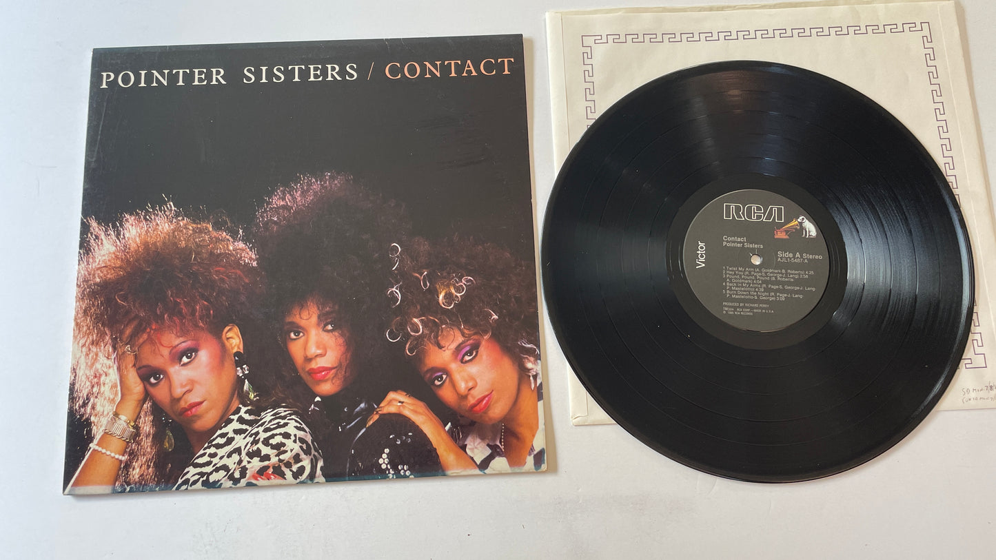 Pointer Sisters Contact Used Vinyl LP VG+\VG