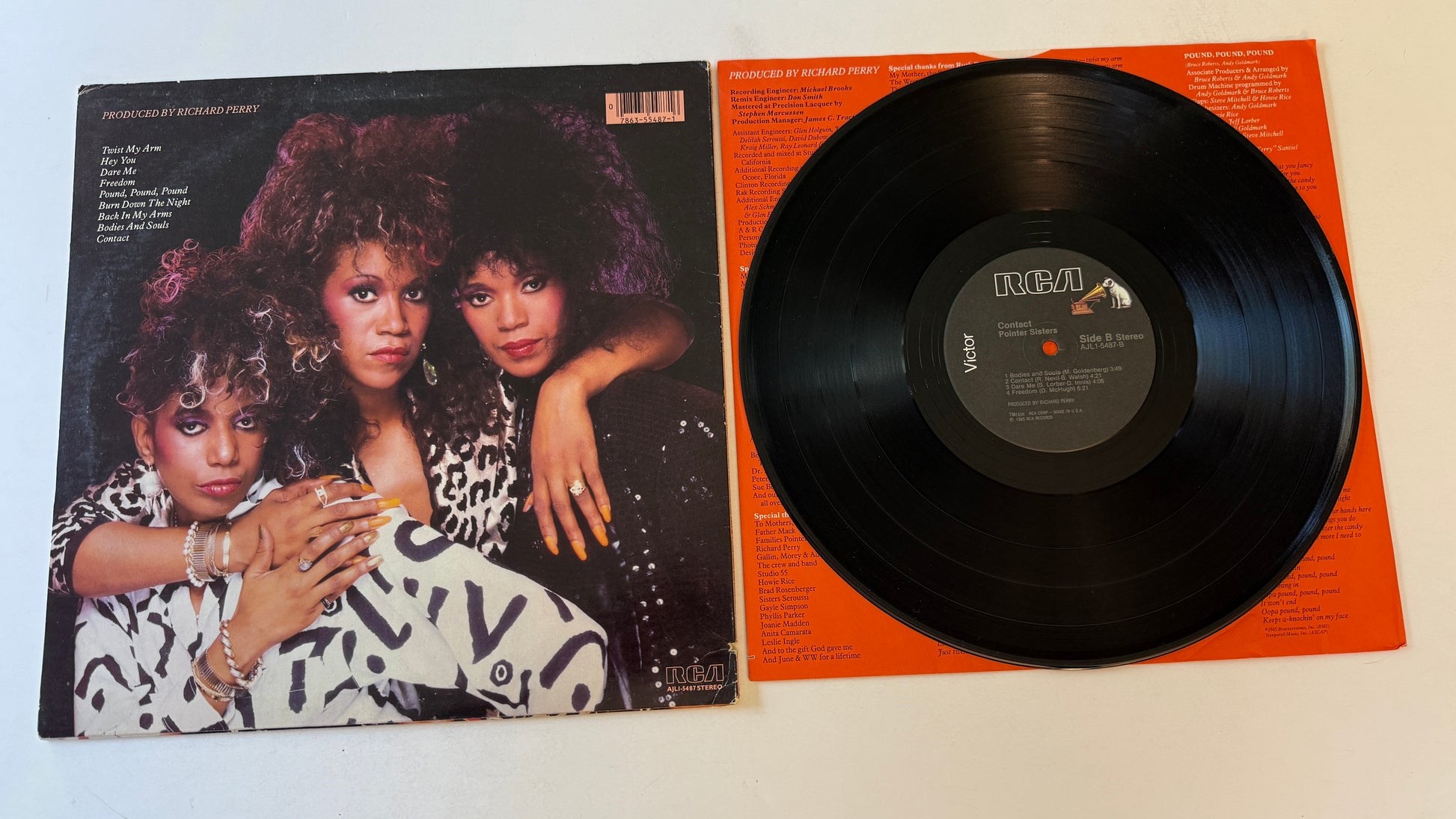 Pointer Sisters Contact Used Vinyl LP VG+\VG