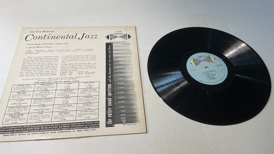 Les Cinq Modernes Continental Jazz Used Vinyl LP VG+\VG+