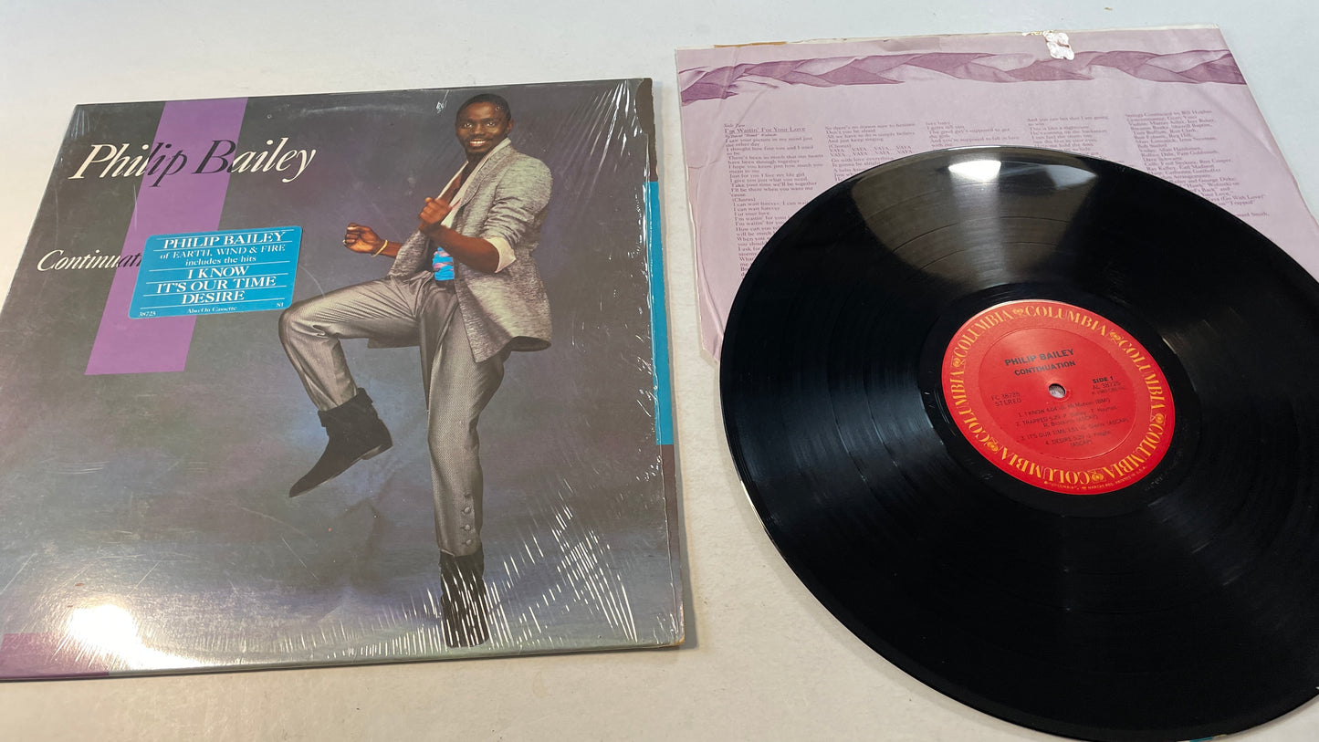 Philip Bailey Continuation Used Vinyl LP VG+\VG+