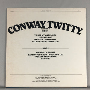 Conway Twitty ‎ History Of Country Music Volume II - Orig Press Used Vinyl LP VG+\VG+