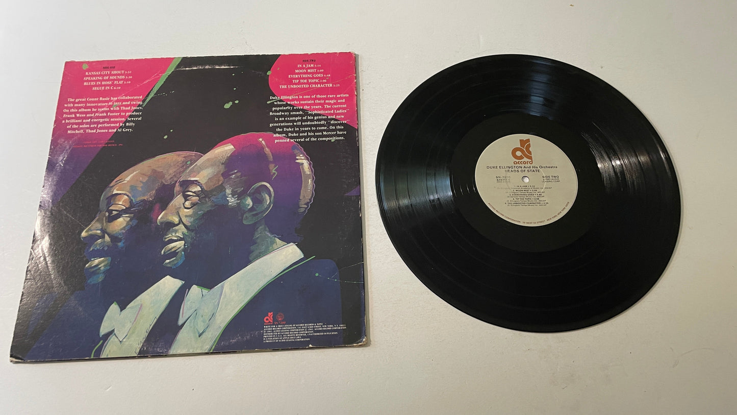 Count Basie / Duke Ellington Heads Of State Used Vinyl LP VG+\G+