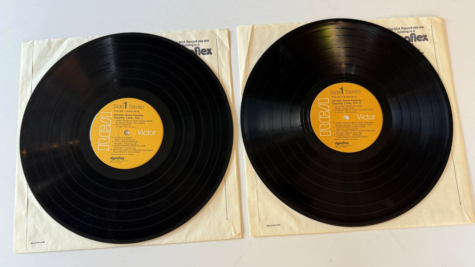 Various Country Love Volumes 1 & 2 Used Vinyl 2LP VG+\VG
