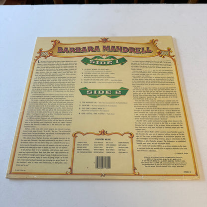 Barbara Mandrell Country Music Used Vinyl LP NM\VG+