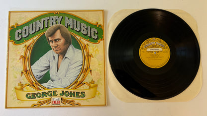 George Jones Country Music Used Vinyl LP VG+\VG+