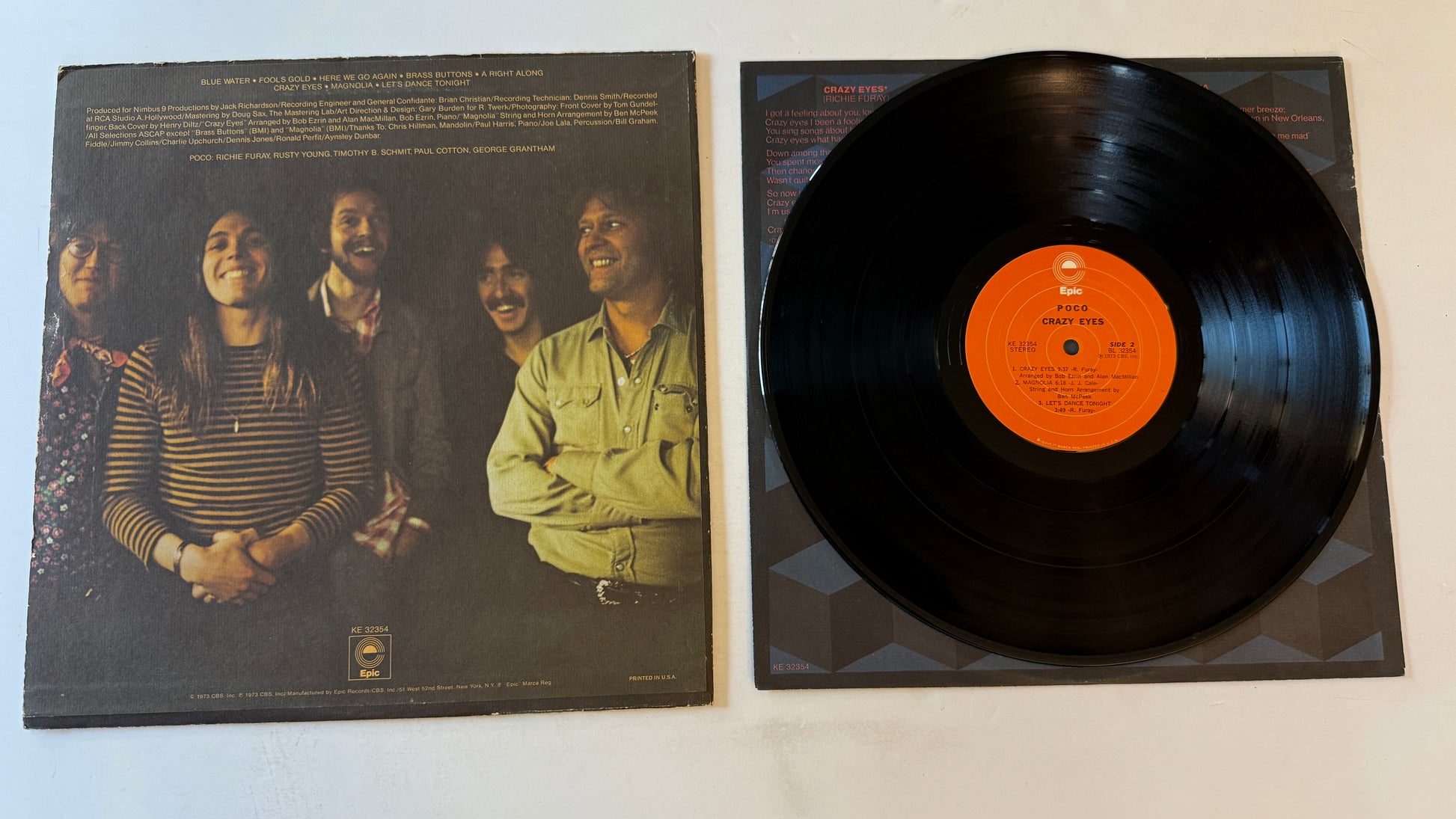 Poco Crazy Eyes Used Vinyl LP VG+\VG+