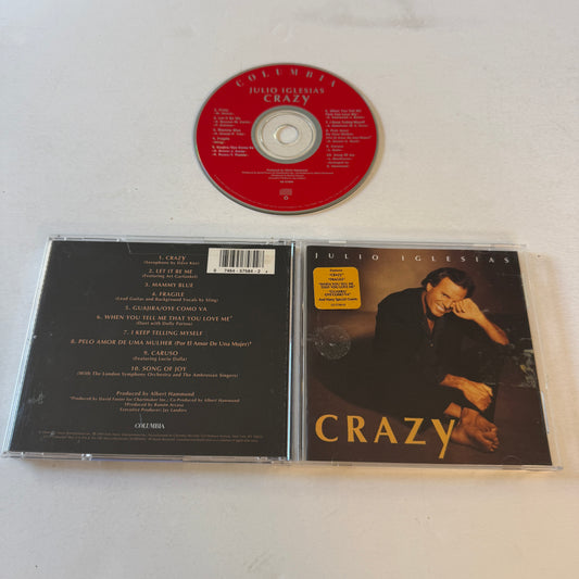Julio Iglesias Crazy Used CD VG+\VG+