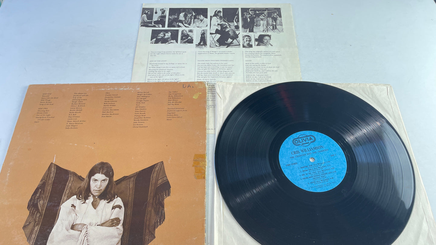 Cris Williamson The Changer And The Changed Used Vinyl LP VG+\VG+