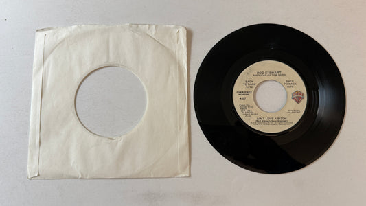 Rod Stewart Da Ya Think I'm Sexy? / Ain't Love A Bitch Used 45 RPM 7" Vinyl VG+\