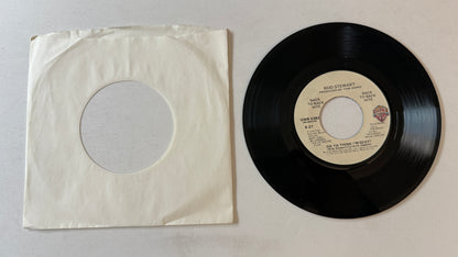 Rod Stewart Da Ya Think I'm Sexy? / Ain't Love A Bitch Used 45 RPM 7" Vinyl VG+\