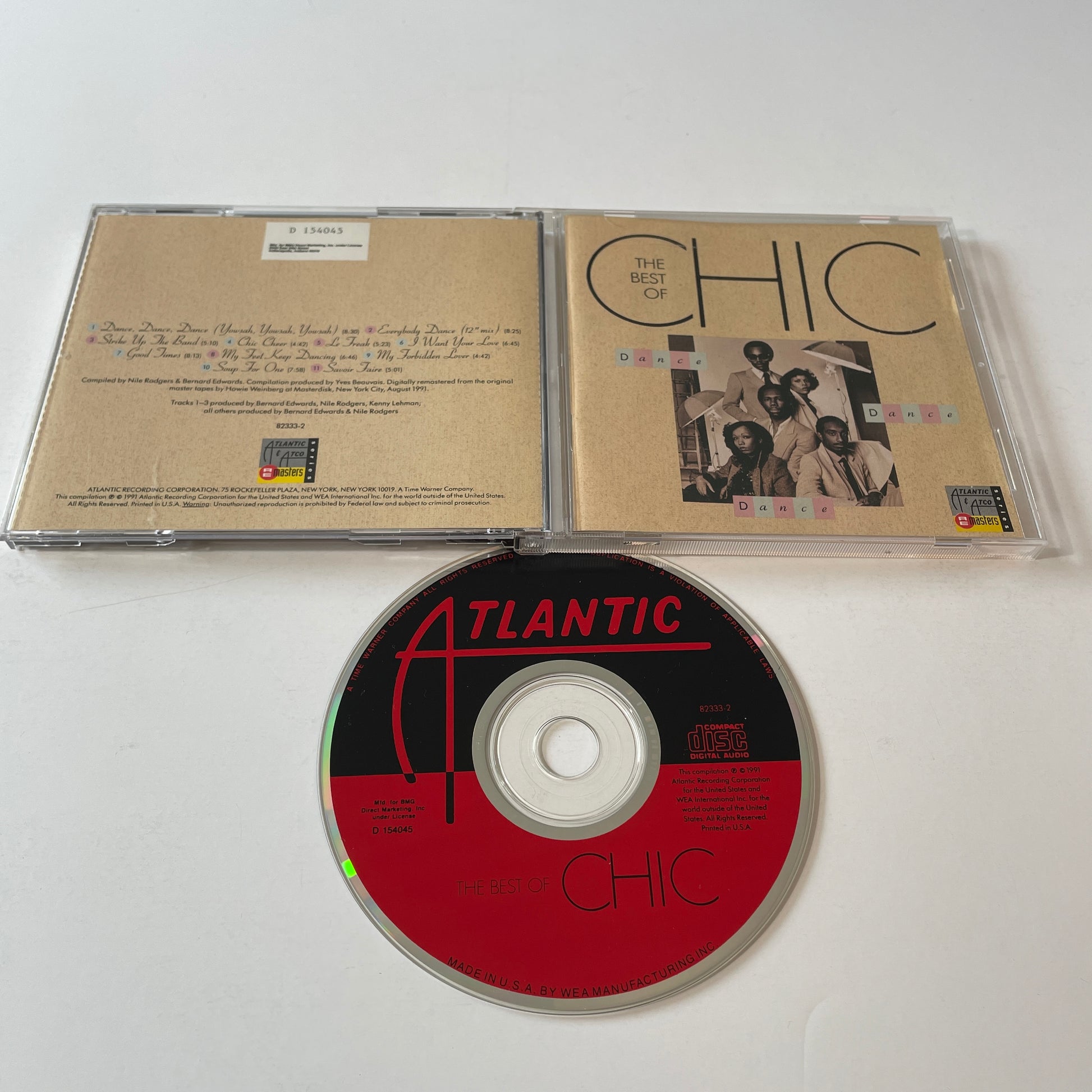 Chic Dance, Dance, Dance: The Best Of Chic Used CD VG+\VG+