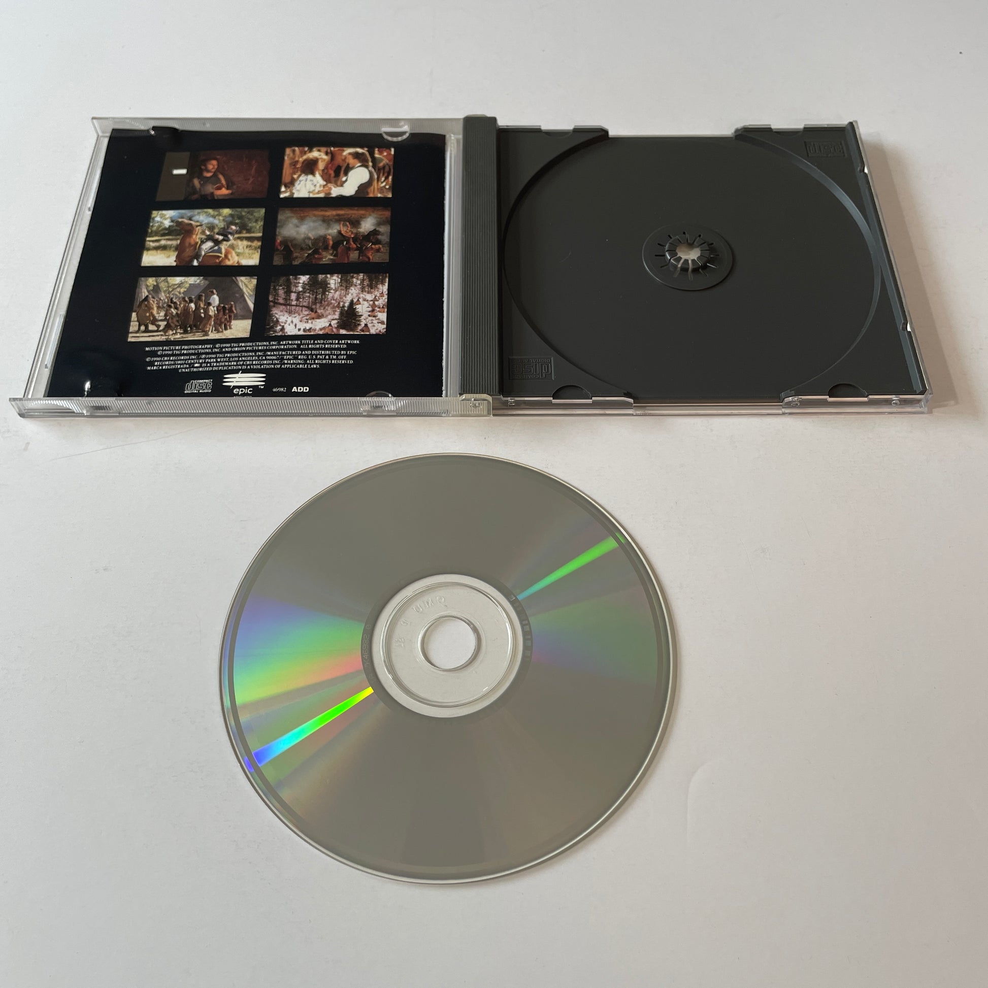 John Barry Dances With Wolves Used CD VG+\VG+