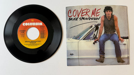 Bruce Springsteen Dancing In The Dark / Pink Cadillac Used 45 RPM 7" Vinyl VG+\