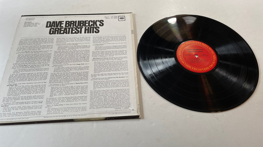 Dave Brubeck Dave Brubeck's Greatest Hits Used Vinyl LP VG\VG