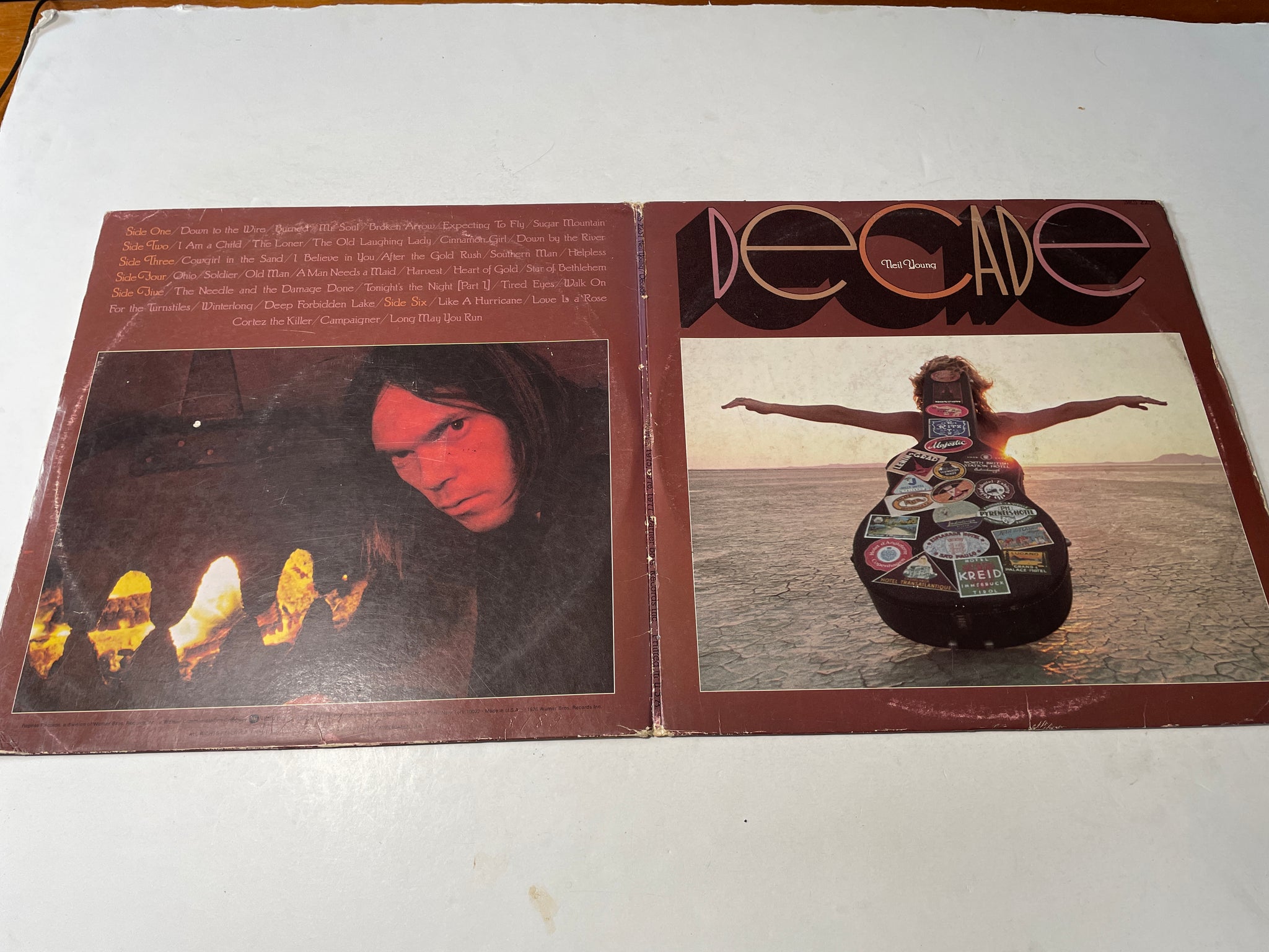 Neil Young Decade Used Vinyl 3LP VG+\G+