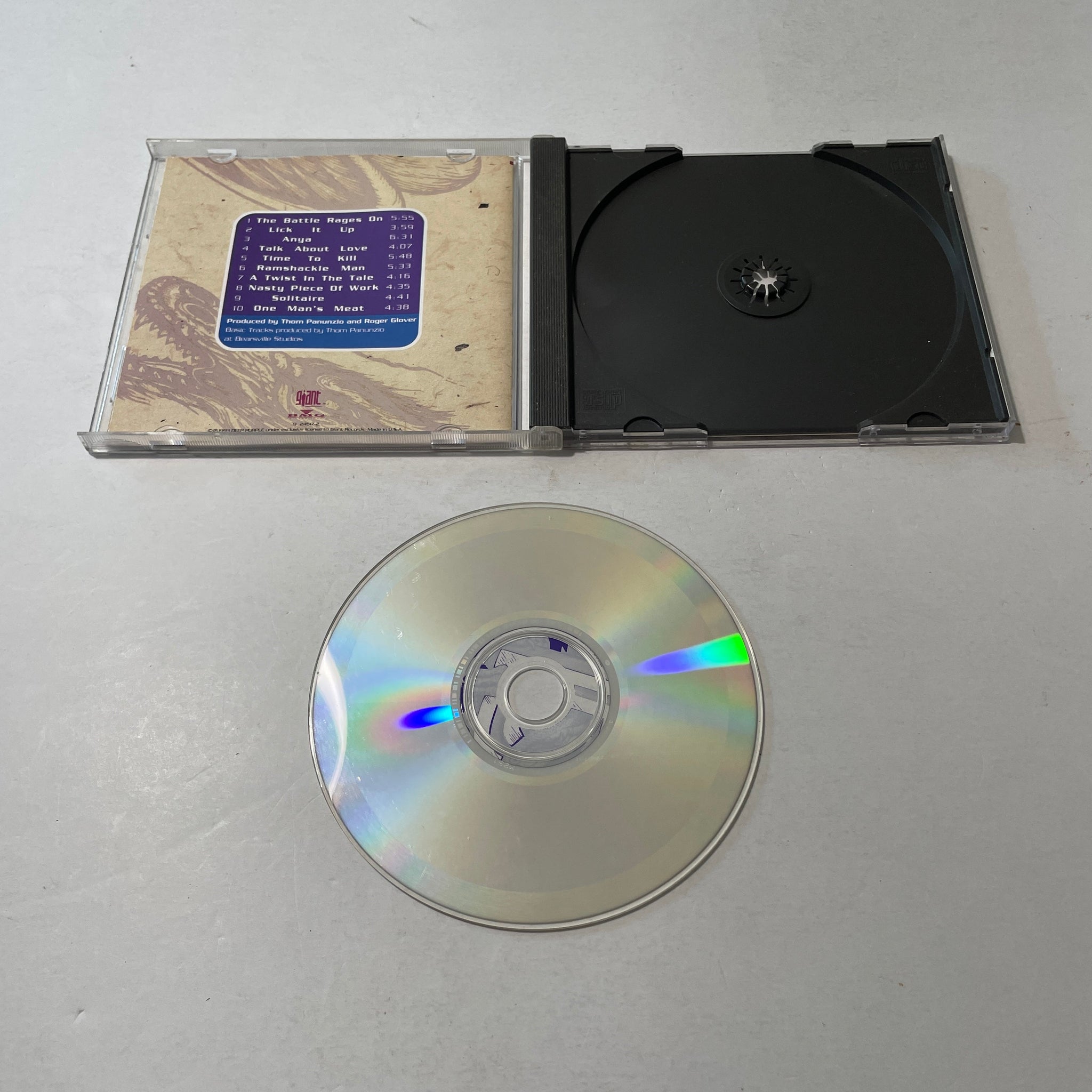 Deep Purple The Battle Rages On Used CD VG+\VG+ - Slow Turnin Vinyl