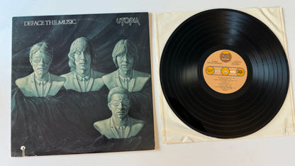 Utopia Deface The Music Used Vinyl LP VG+\VG