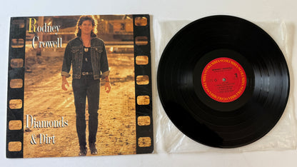 Rodney Crowell Diamonds & Dirt Used Vinyl LP VG+\VG
