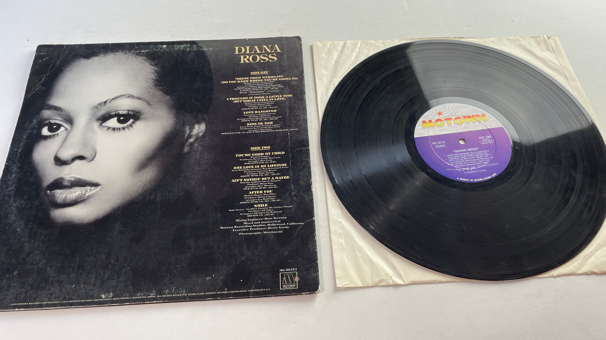 Diana Ross Diana Ross Used Vinyl LP VG+\G+ - Slow Turnin Vinyl