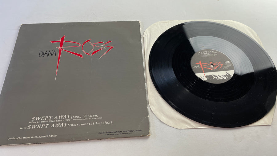 Diana Ross Swept Away 12" Used Vinyl Single VG+\G+