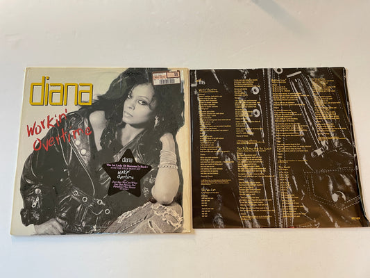 Diana Workin' Overtime Used Vinyl LP VG+\VG+