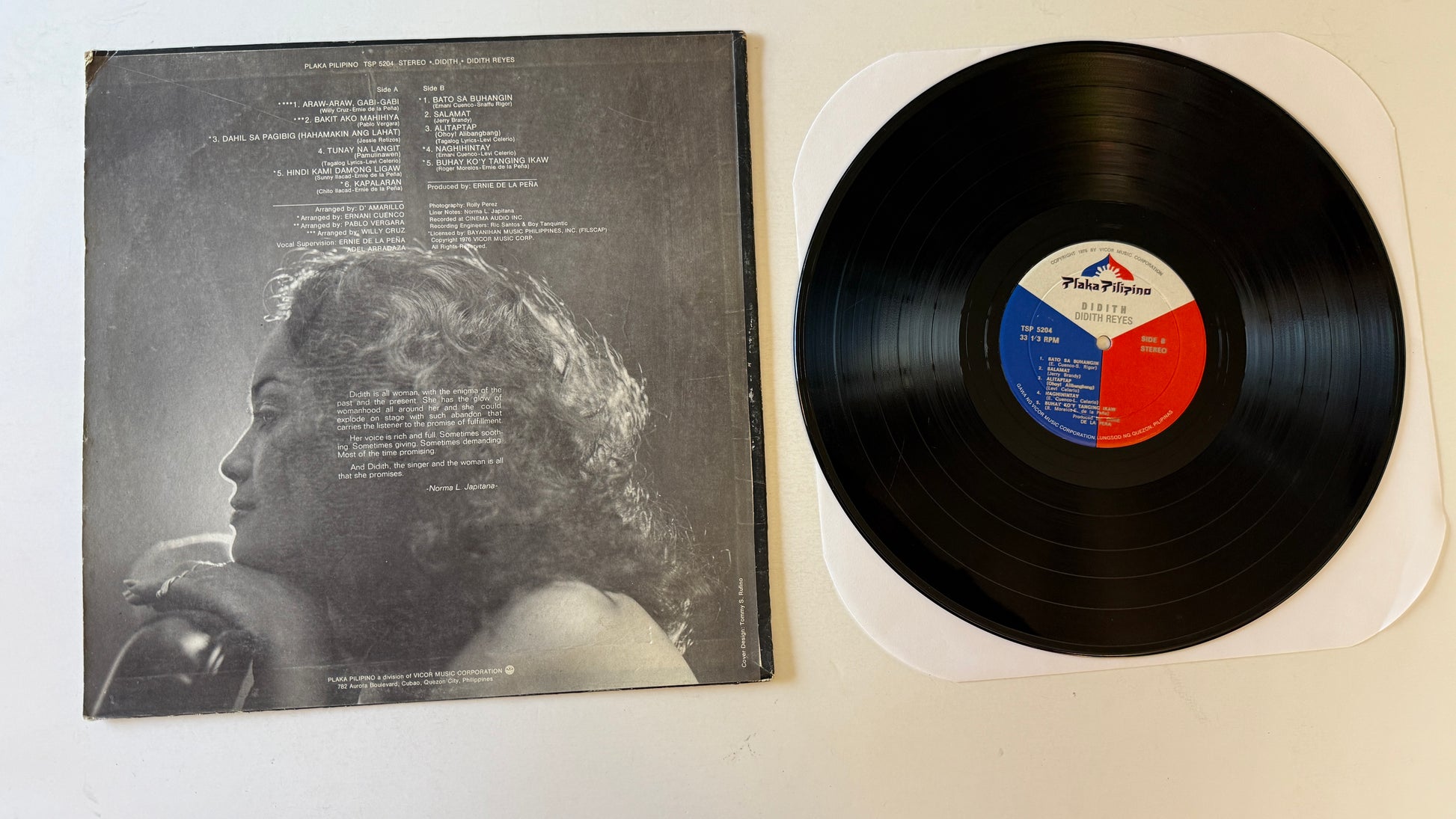Didith Reyes Didith Used Vinyl LP VG+\VG