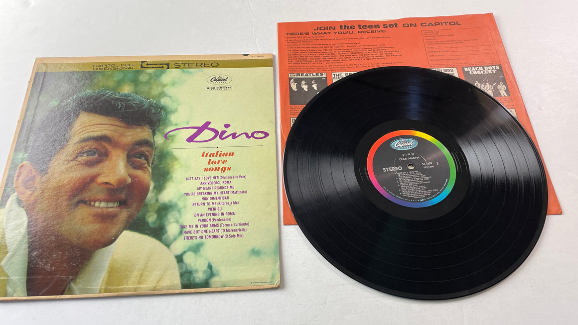 Dean Martin Dino: Italian Love Songs Used Vinyl LP VG+\VG+
