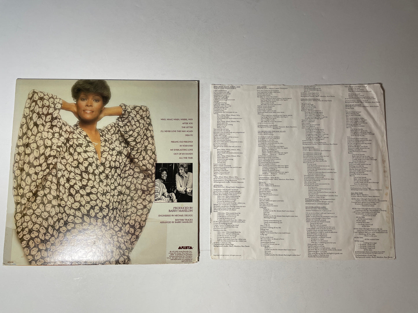 Dionne Warwick Dionne Used Vinyl LP VG\VG