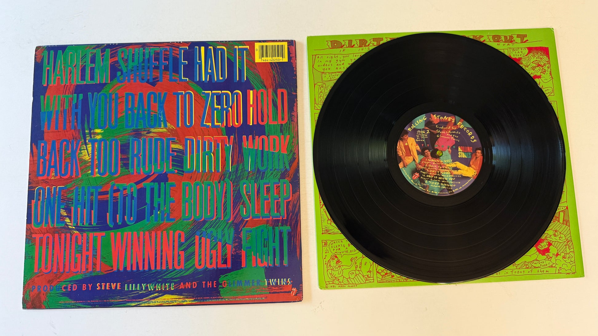The Rolling Stones Dirty Work Used Vinyl LP VG+\VG