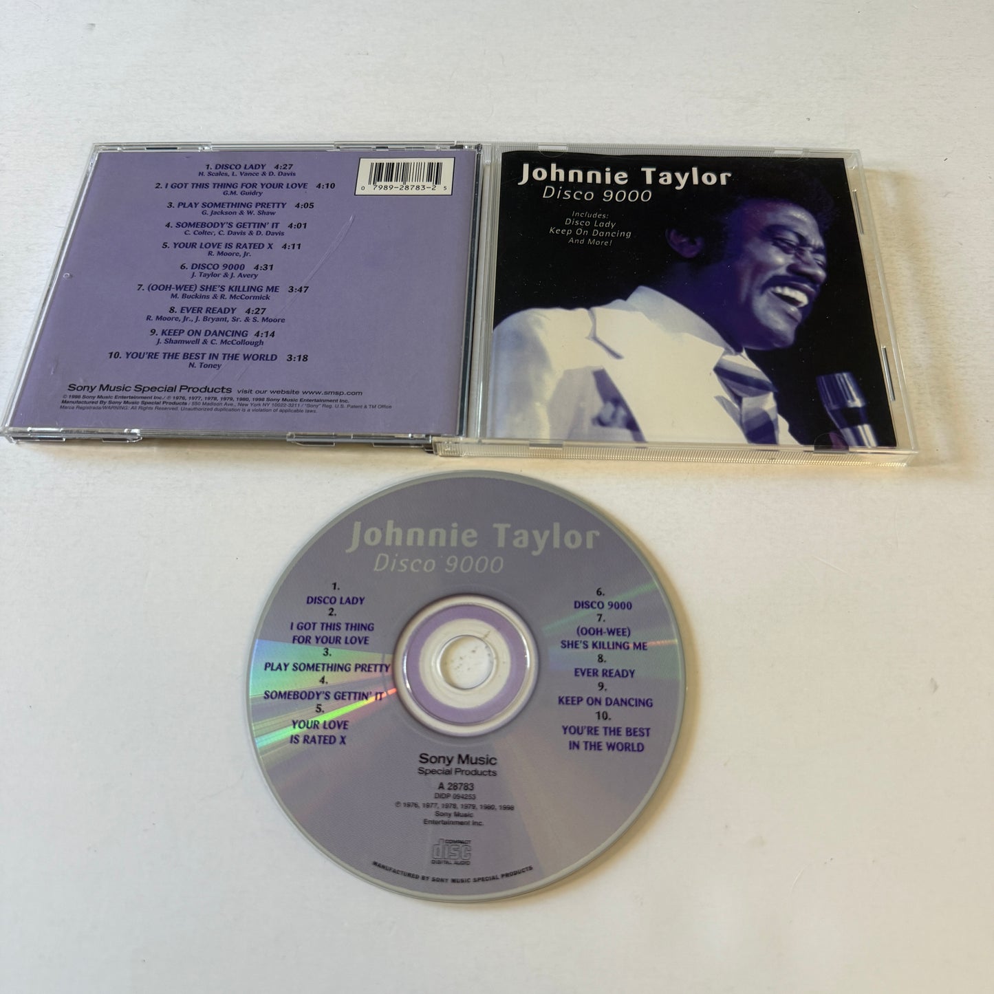Johnnie Taylor Disco 9000 Used CD VG+\VG+