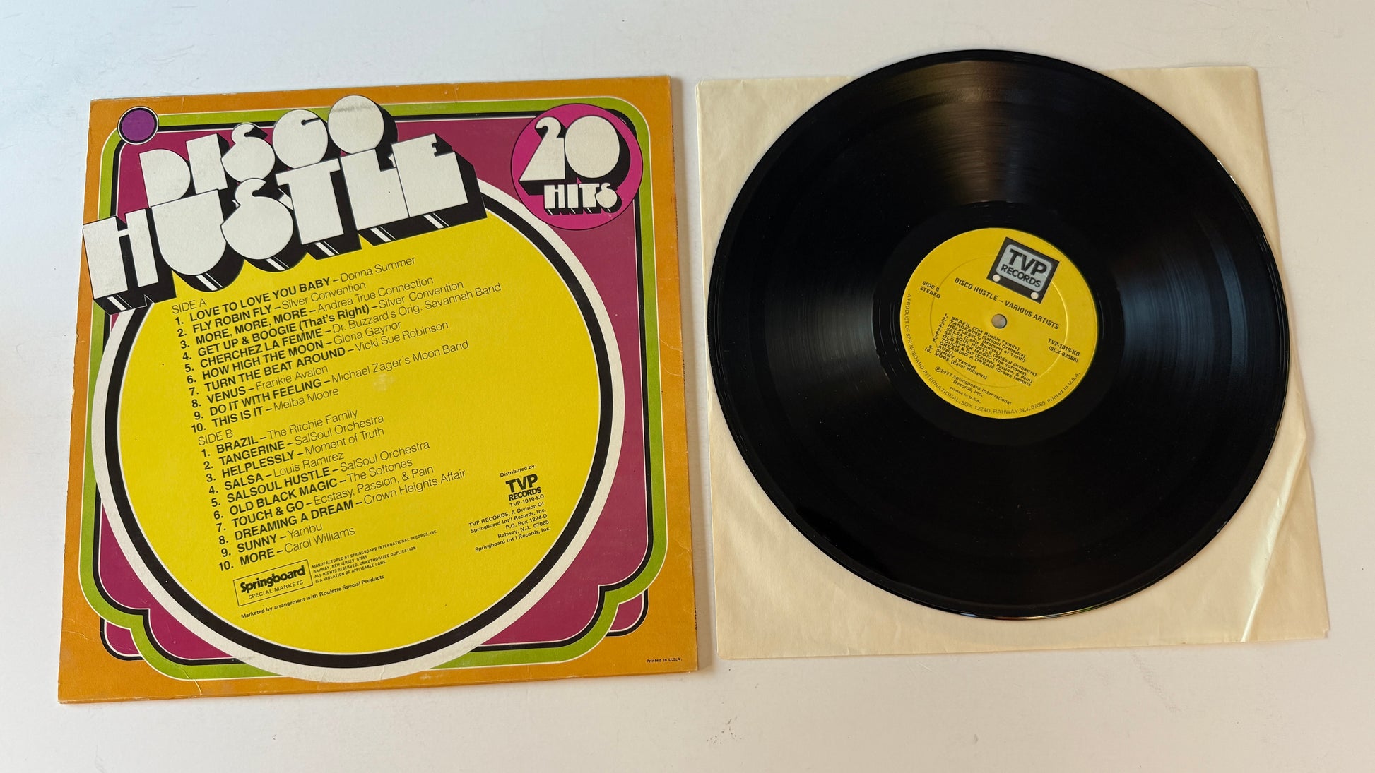 Various Disco Hustle - 20 Hits Used Vinyl LP VG+\VG