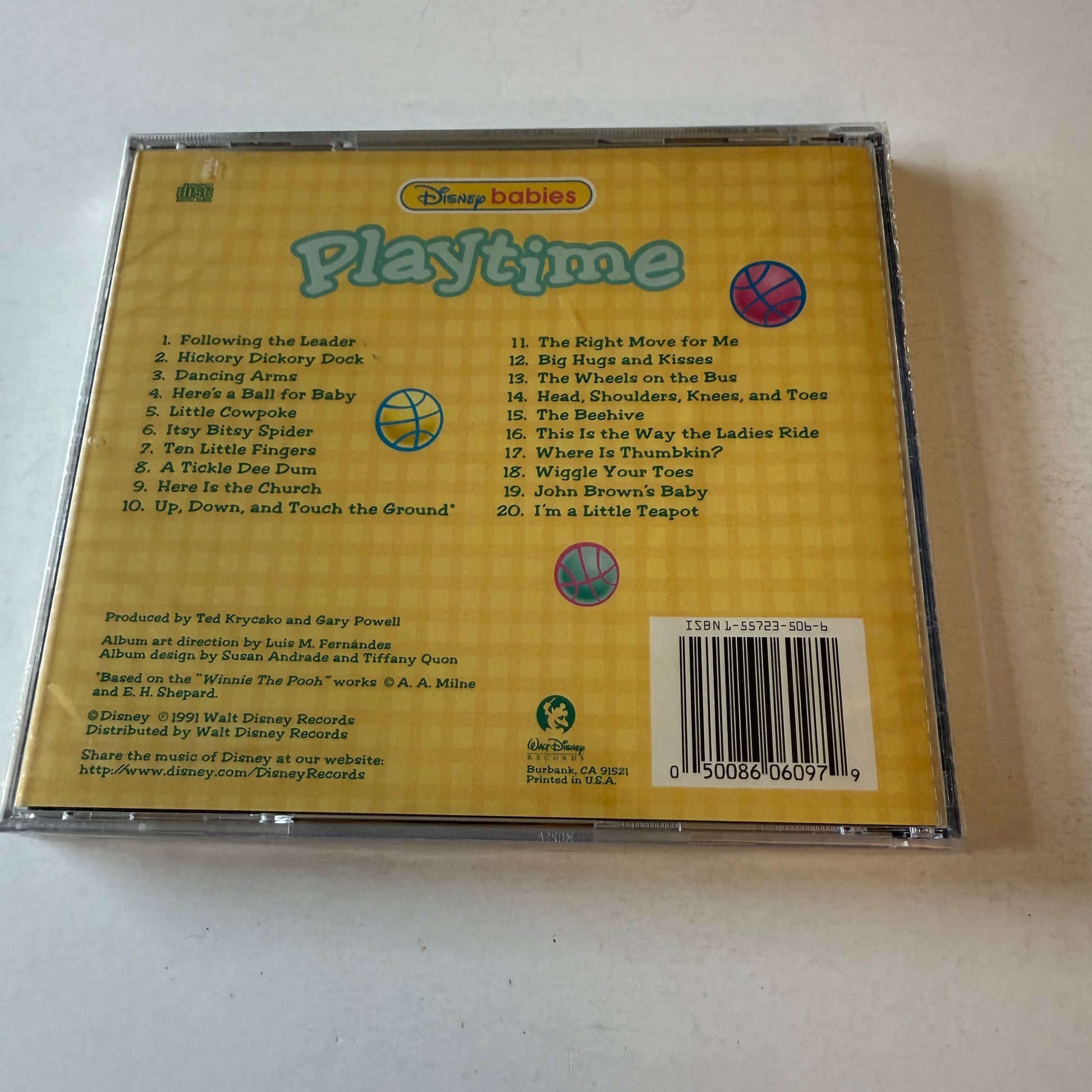Various Disney Babies Playtime Used CD M\NM