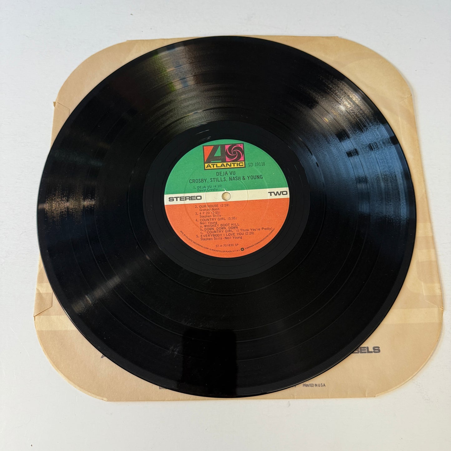 Crosby, Stills, Nash & Young Déjà Vu Used Vinyl LP VG+\VG+