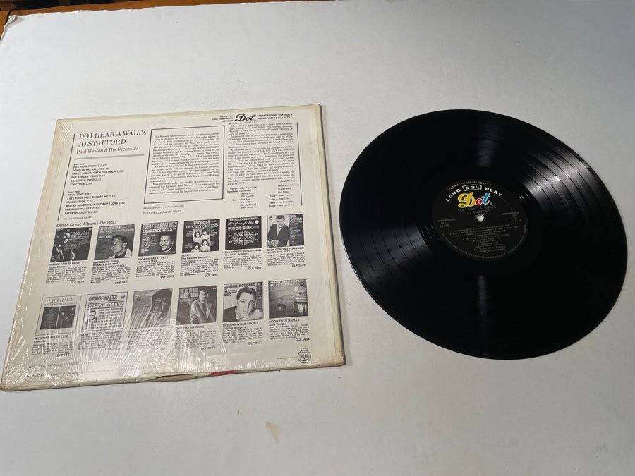 Jo Stafford Do I Hear A Waltz? Used Vinyl LP VG+\VG