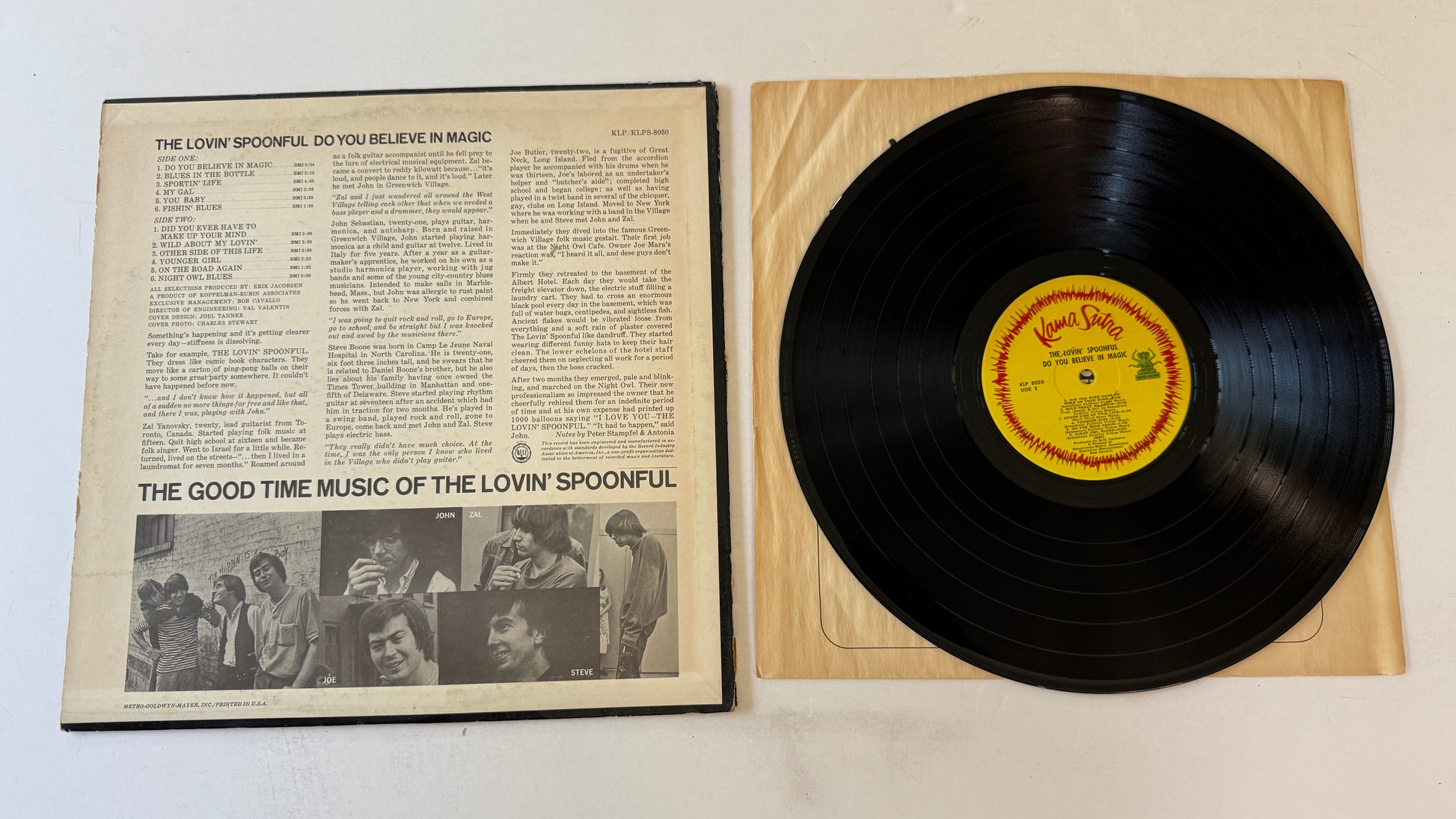 The Lovin' Spoonful Do You Believe In Magic Used Vinyl LP VG+\VG