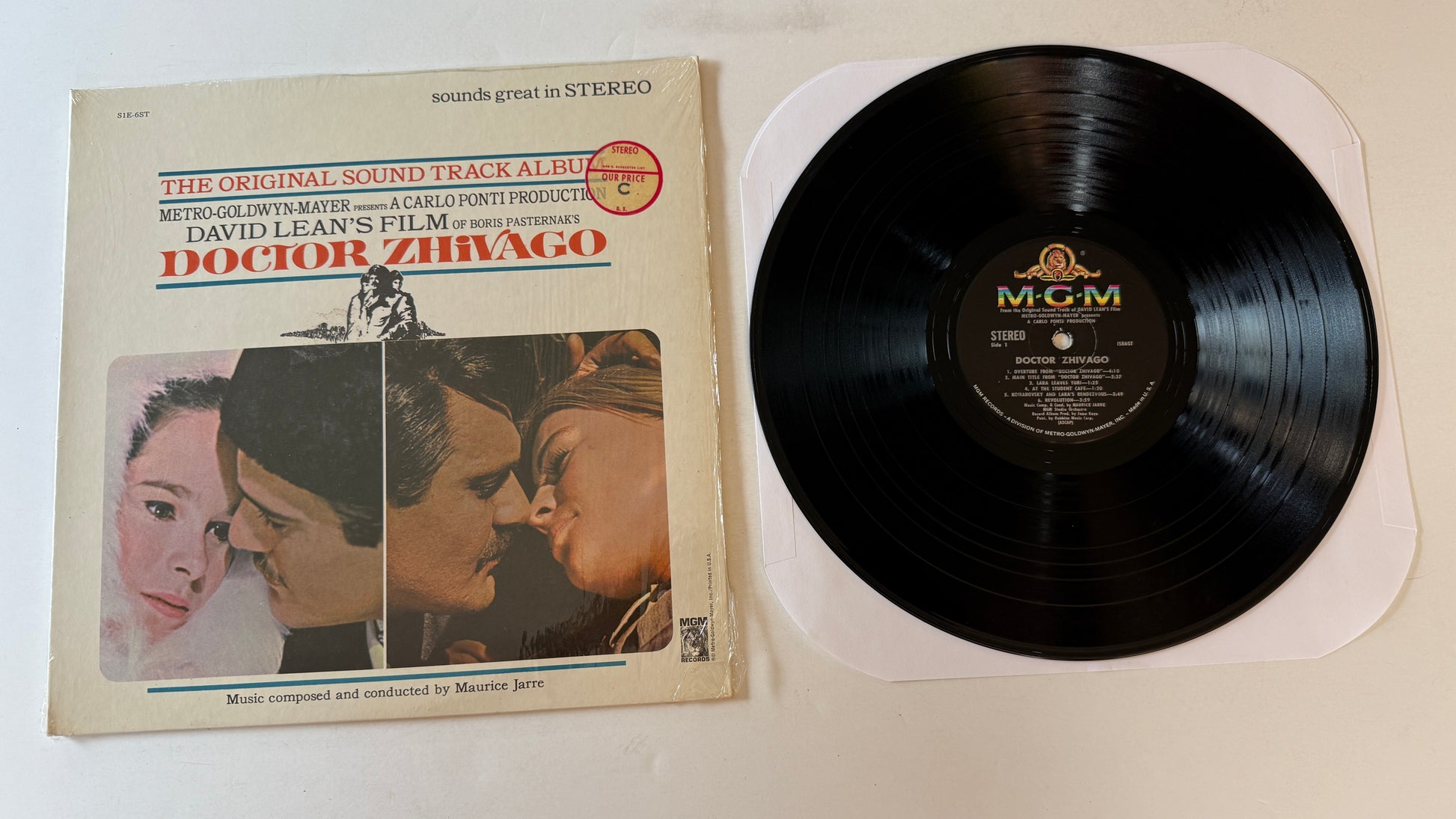 Maurice Jarre Doctor Zhivago Original Soundtrack Album Used Vinyl LP VG+\VG+