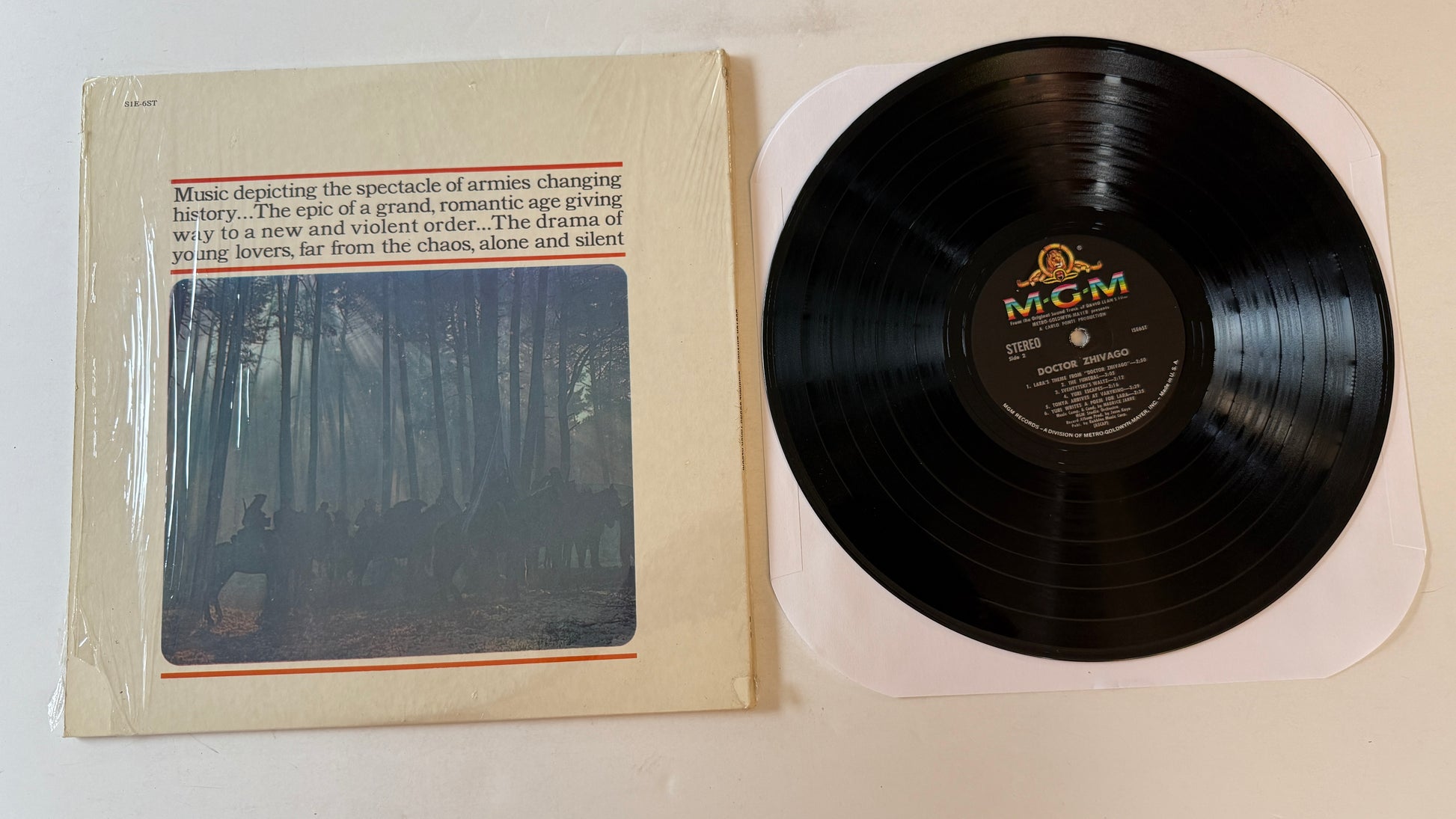 Maurice Jarre Doctor Zhivago Original Soundtrack Album Used Vinyl LP VG+\VG+
