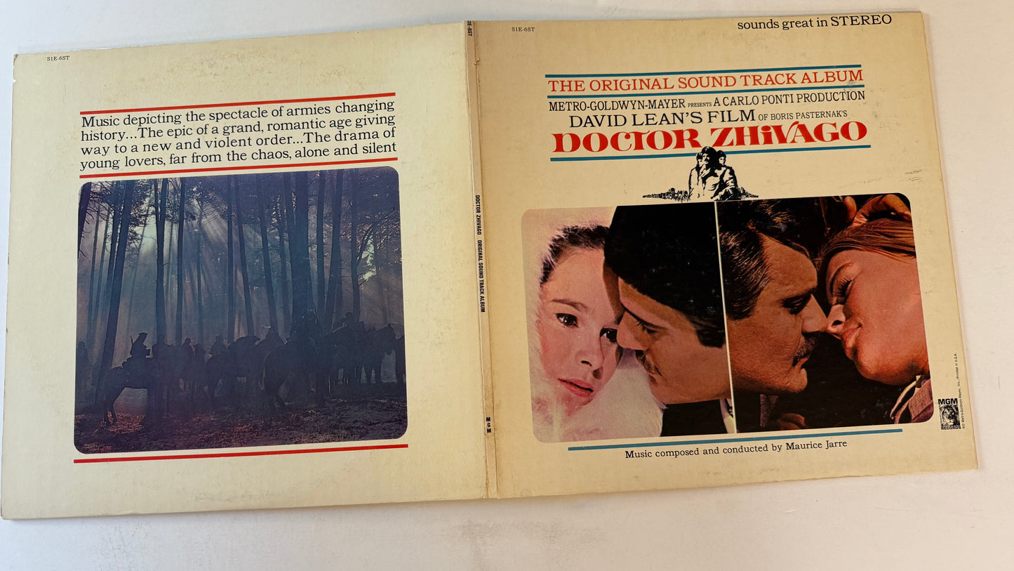 Maurice Jarre Doctor Zhivago Original Soundtrack Album Used Vinyl LP VG+\VG