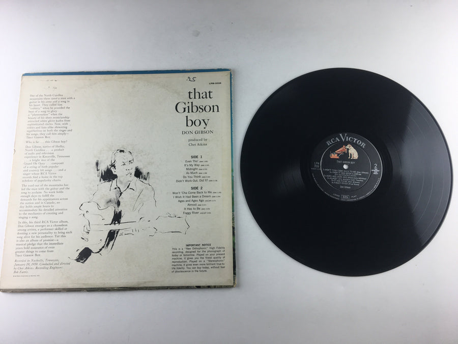 Don Gibson That Gibson Boy Used Vinyl LP VG+\G