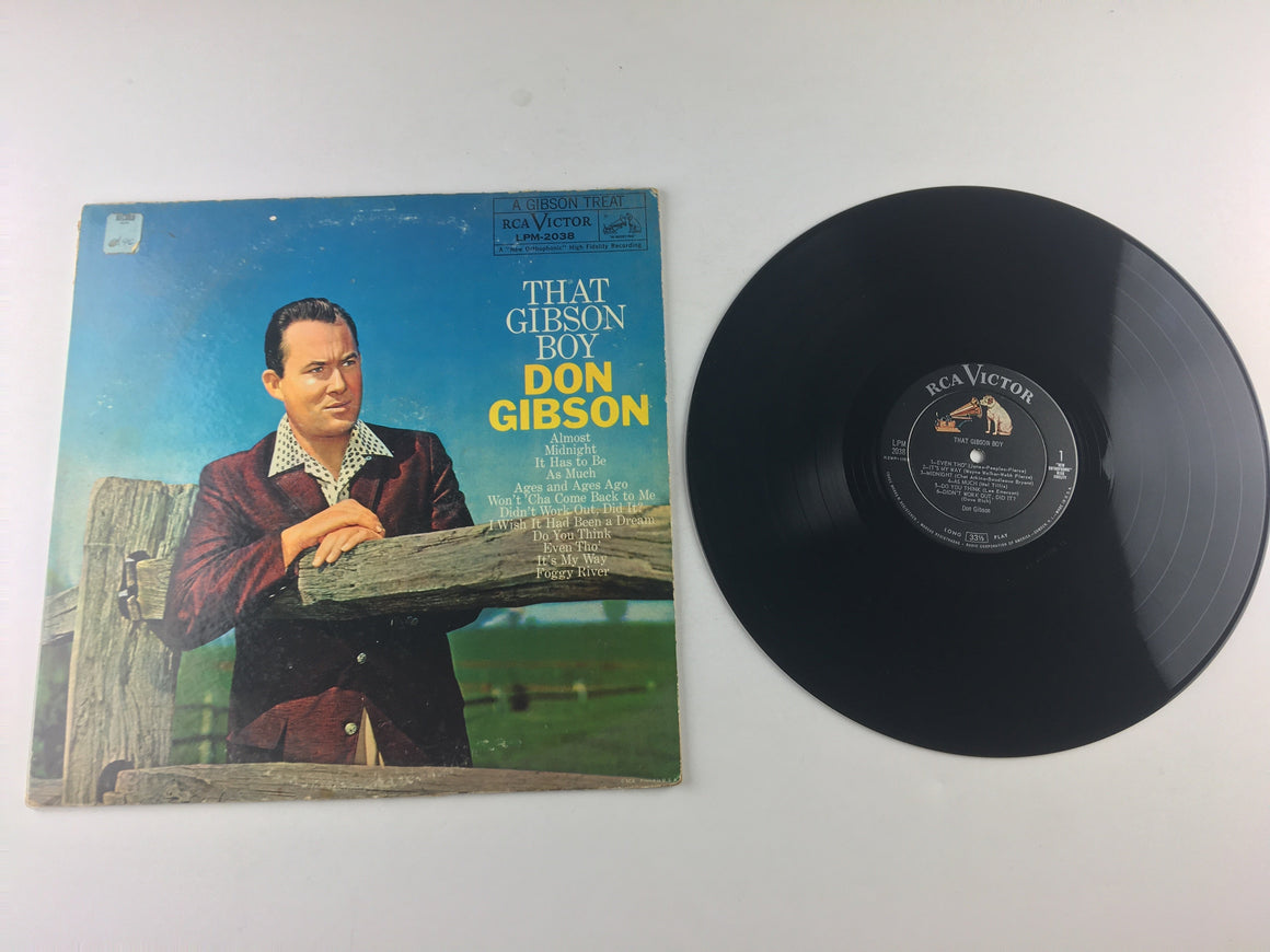 Don Gibson That Gibson Boy Used Vinyl LP VG+\G