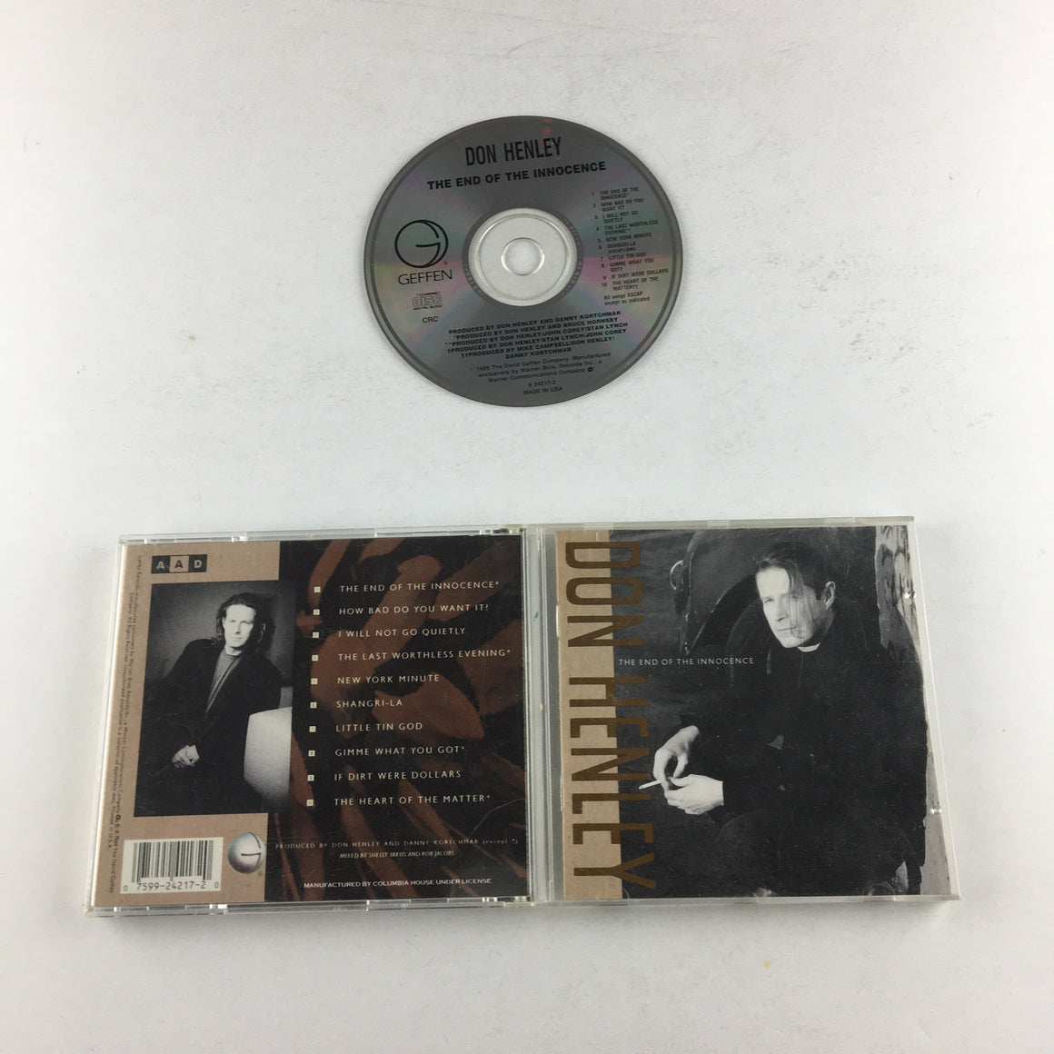 Don Henley The End Of The Innocence Used CD VG+\VG+