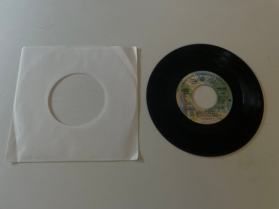 Donna Fargo Shame On Me 7" Vinyl 45RPM VG+\VG+