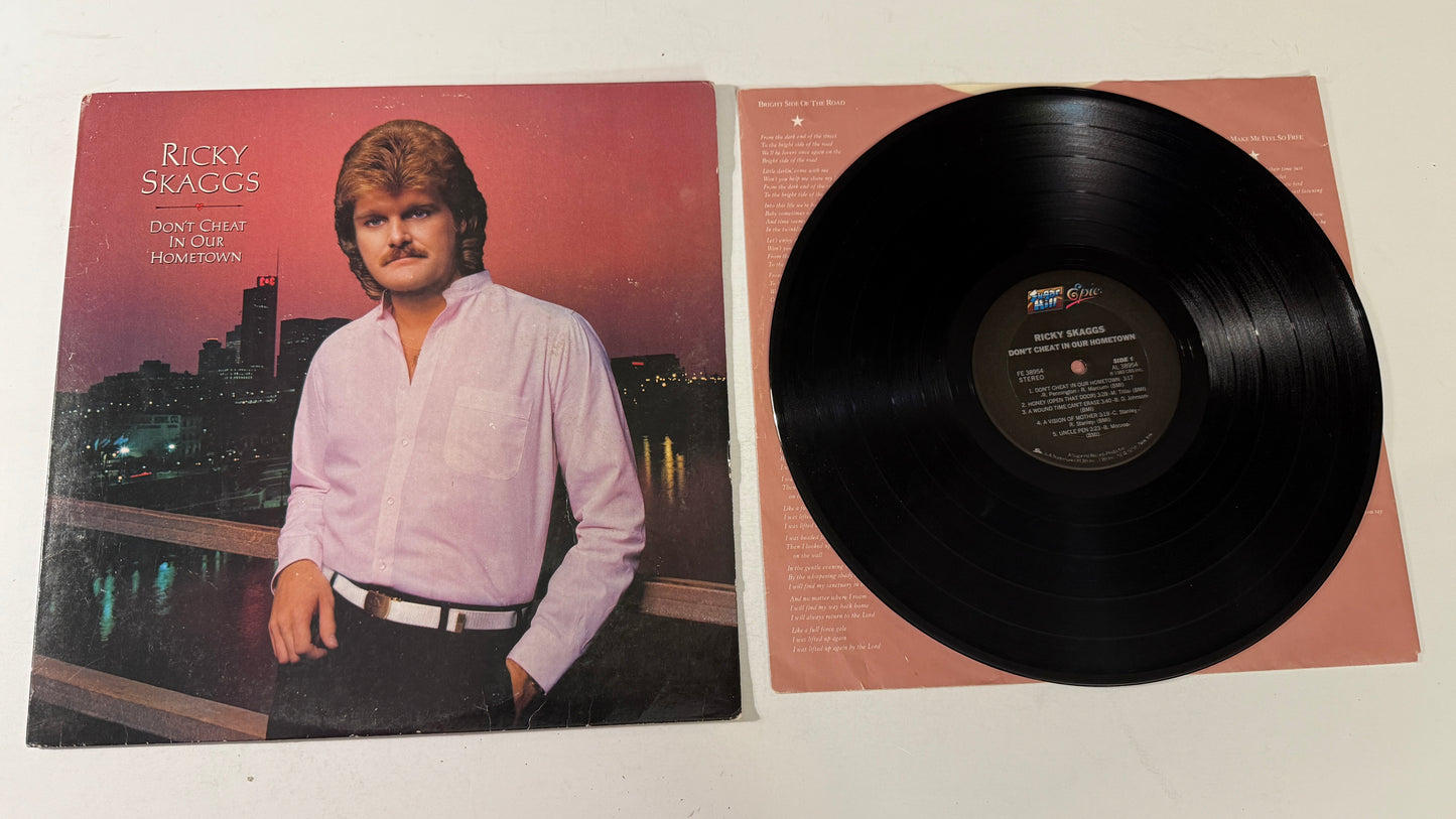 Ricky Skaggs Don't Cheat In Our Hometown Used Vinyl LP VG+\VG