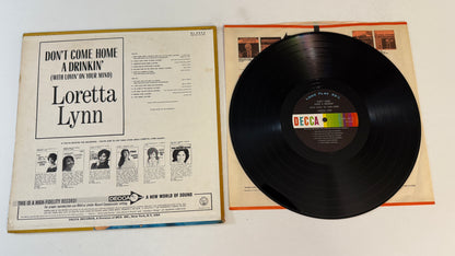 Loretta Lynn Don't Come Home A Drinkin' (With Lovin' On Your Mind) Used Vinyl LP VG+\VG+