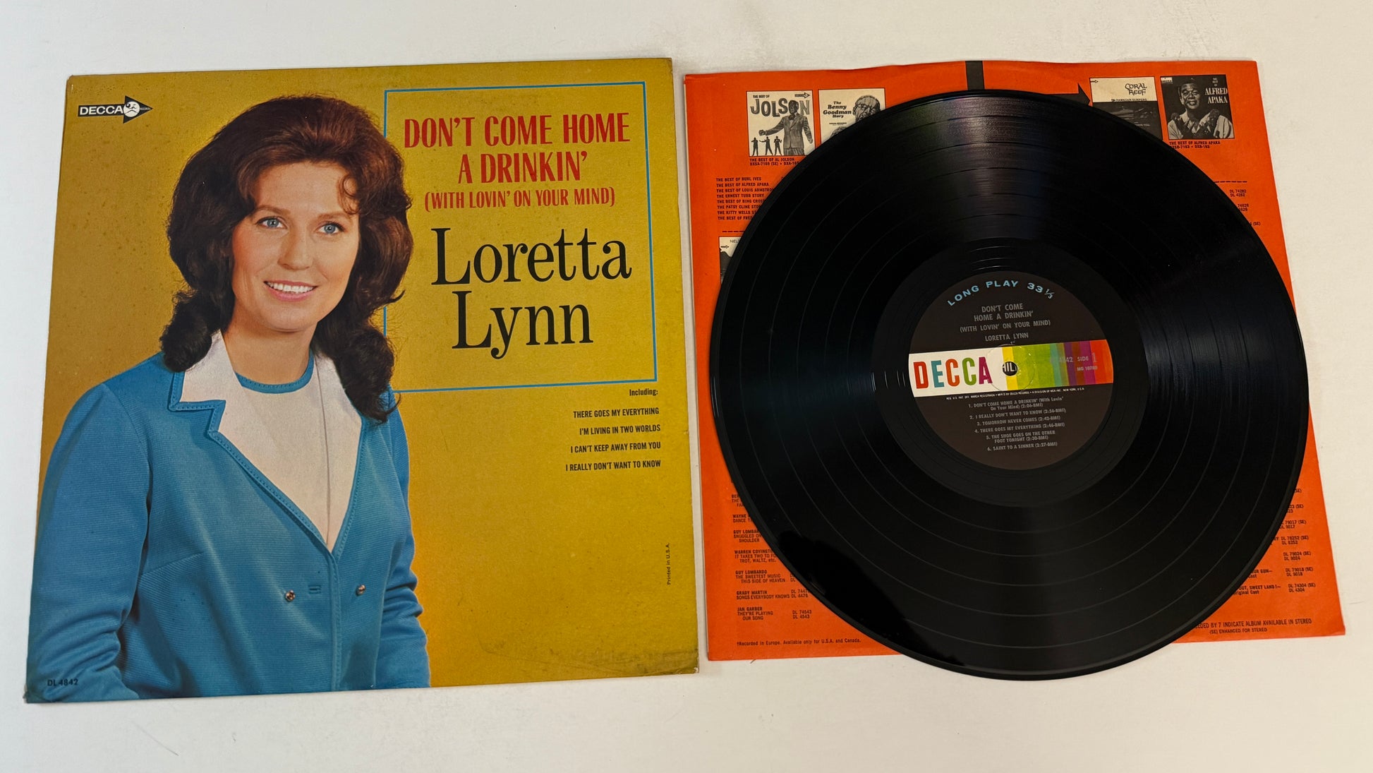Loretta Lynn Don't Come Home A Drinkin' (With Lovin' On Your Mind) Used Vinyl LP VG+\VG+