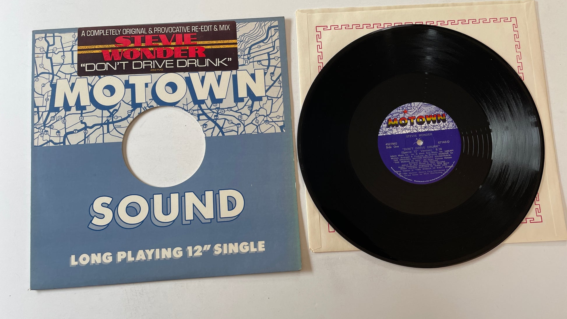 Stevie Wonder Don't Drive Drunk 12" Used Vinyl Single VG+\VG+