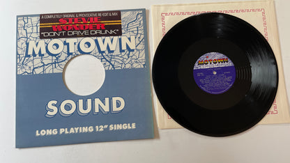 Stevie Wonder Don't Drive Drunk 12" Used Vinyl Single VG+\VG+