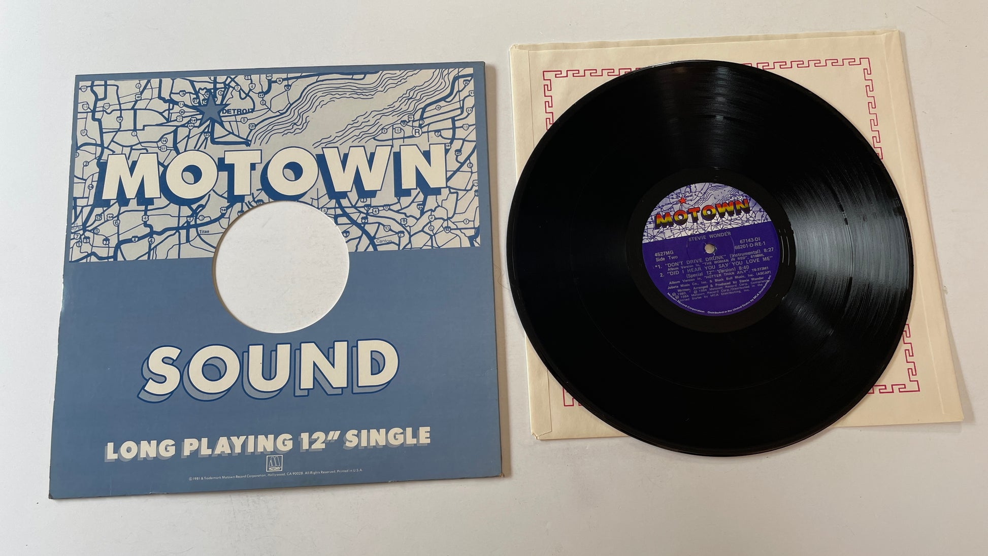 Stevie Wonder Don't Drive Drunk 12" Used Vinyl Single VG+\VG+