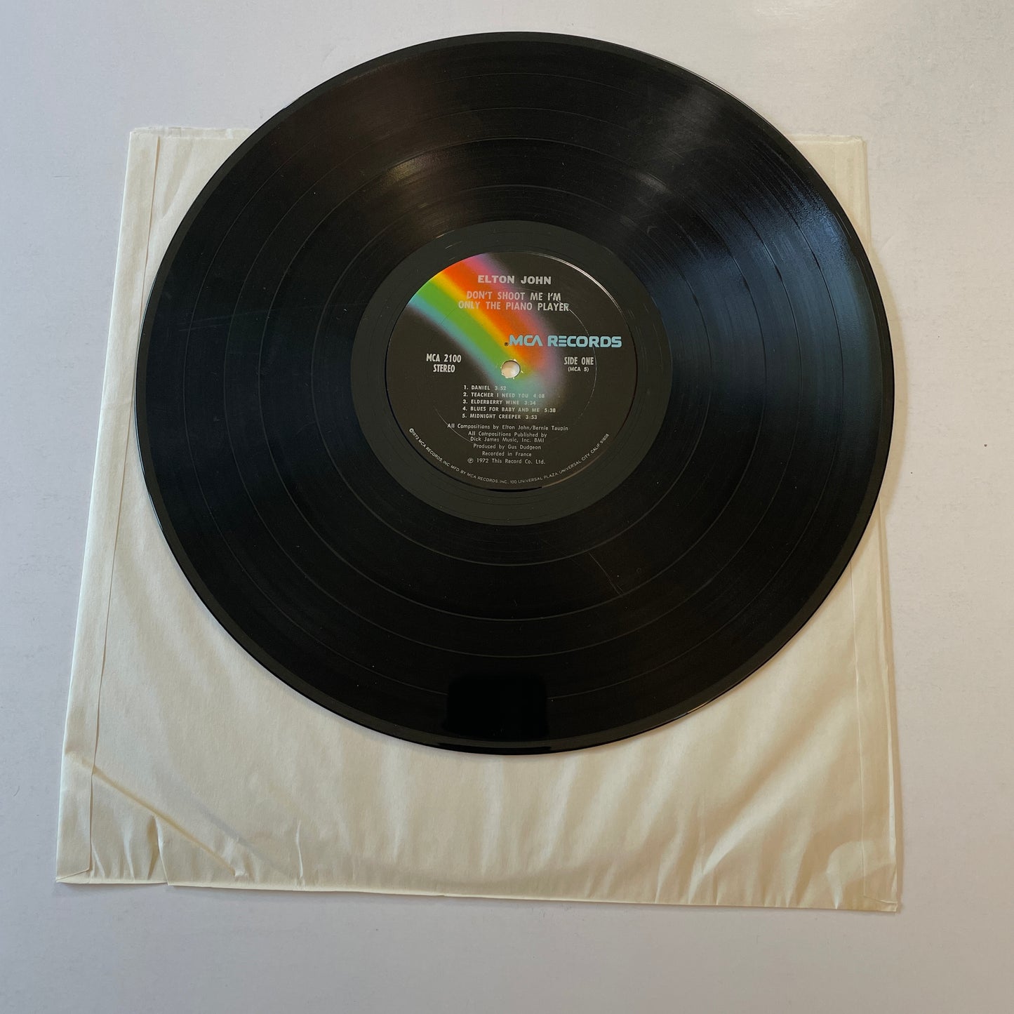 Elton John Don't Shoot Me I'm Only The Piano Player Used Vinyl LP VG+\VG+