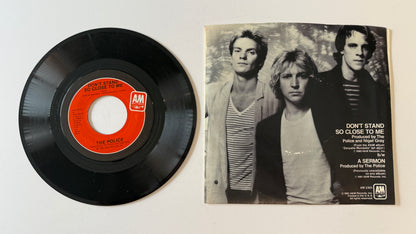 The Police Don't Stand So Close To Me Used 45 RPM 7" Vinyl VG+\